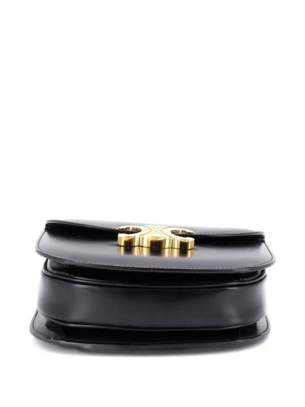 Celine Pre-Owned トリオンフ ブザス クレア チェーンフラップ レザー