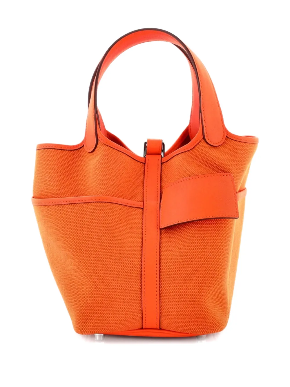 Hermès Pre-Owned Cargo Picotin Lock Bag Canvas and Swift PM bucket bag | Pre-Owned | Image 2
