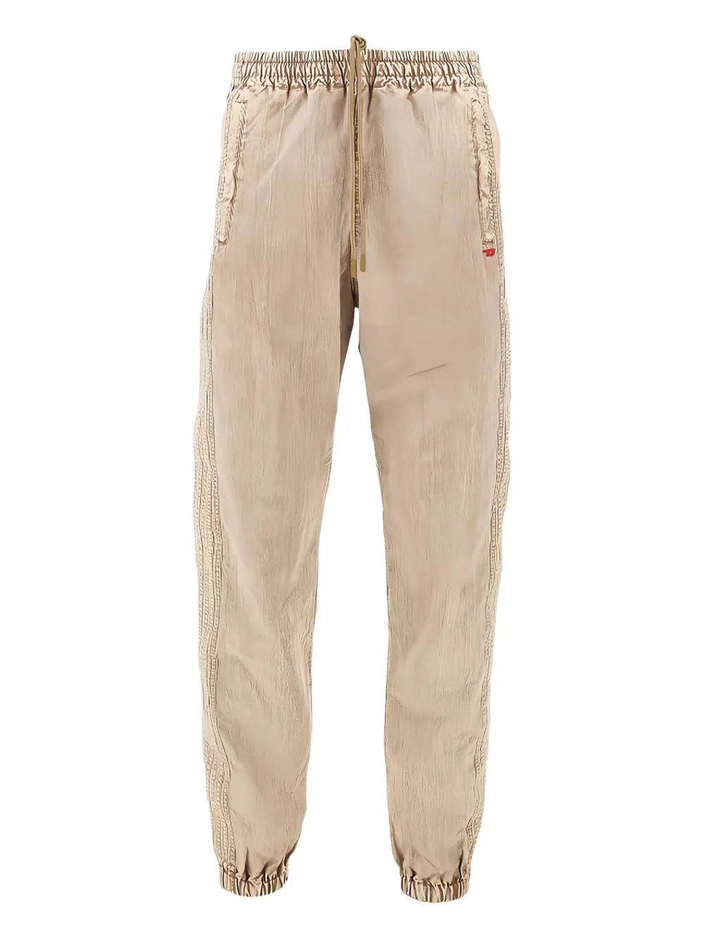 Diesel drawstring side stripe trousers - Toni neutri