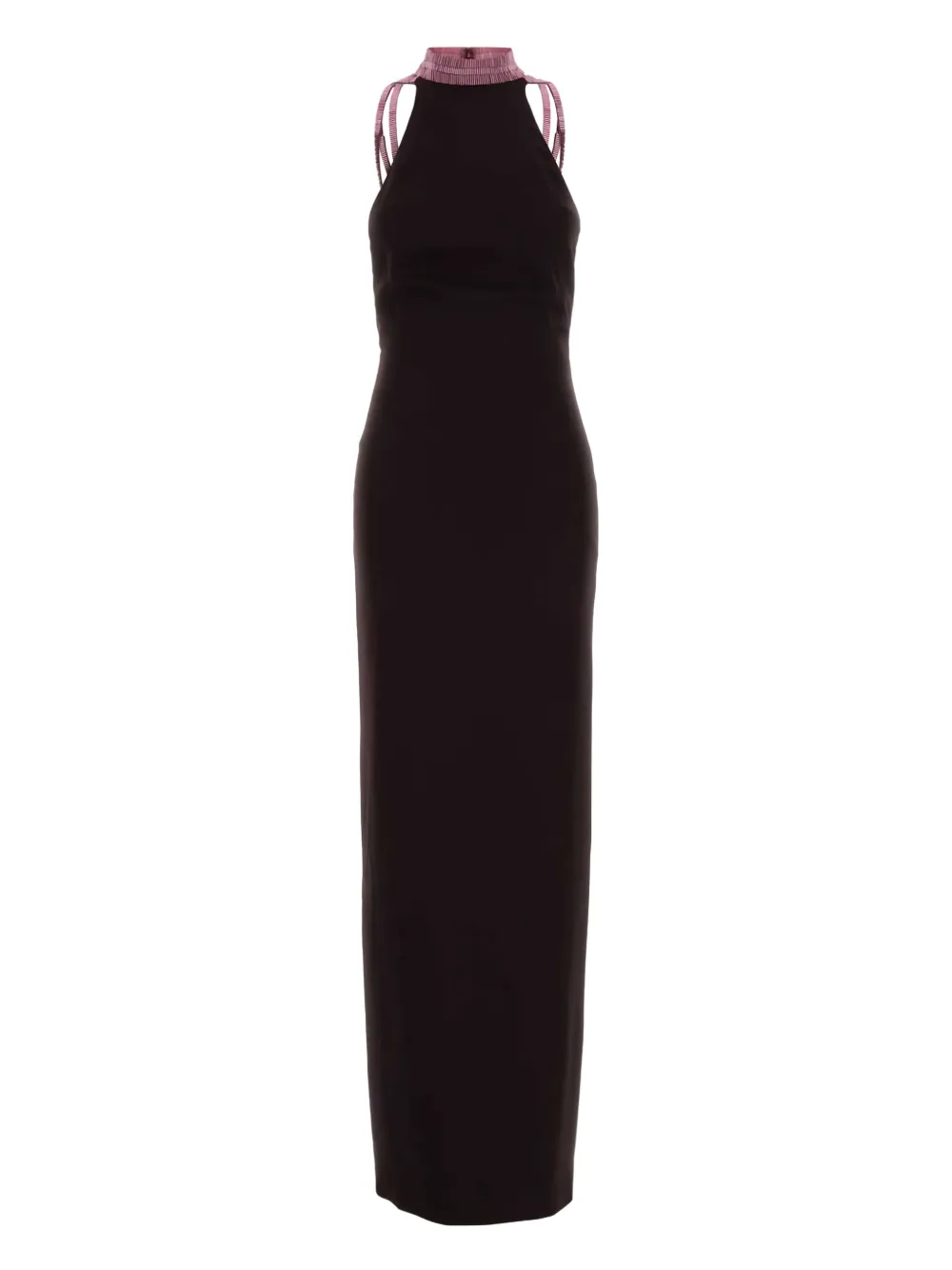 The Attico halterneck backless dress - Viola