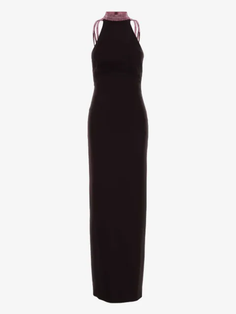 The Attico halterneck backless dress