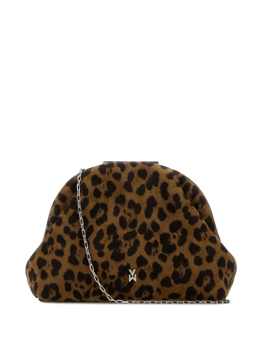 Amina Muaddi Camelia clutch bag - Bruin