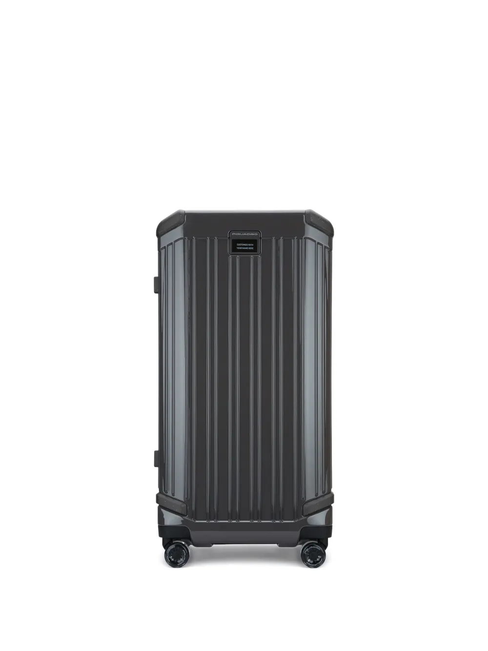 PIQUADRO Hardside four-wheel ridged luggage - Grigio
