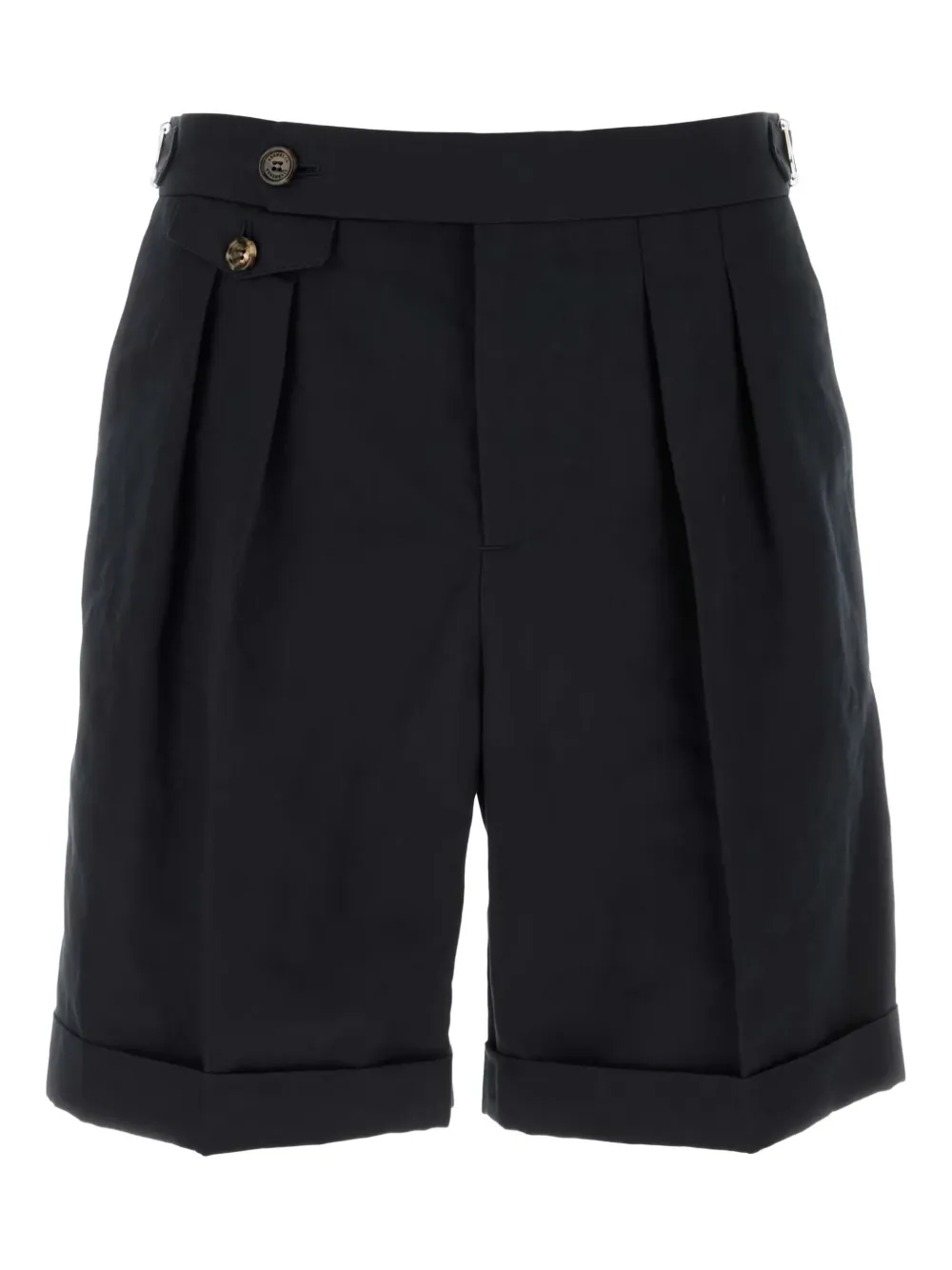 Brunello Cucinelli pleated bermuda shorts | Blue | Image 1