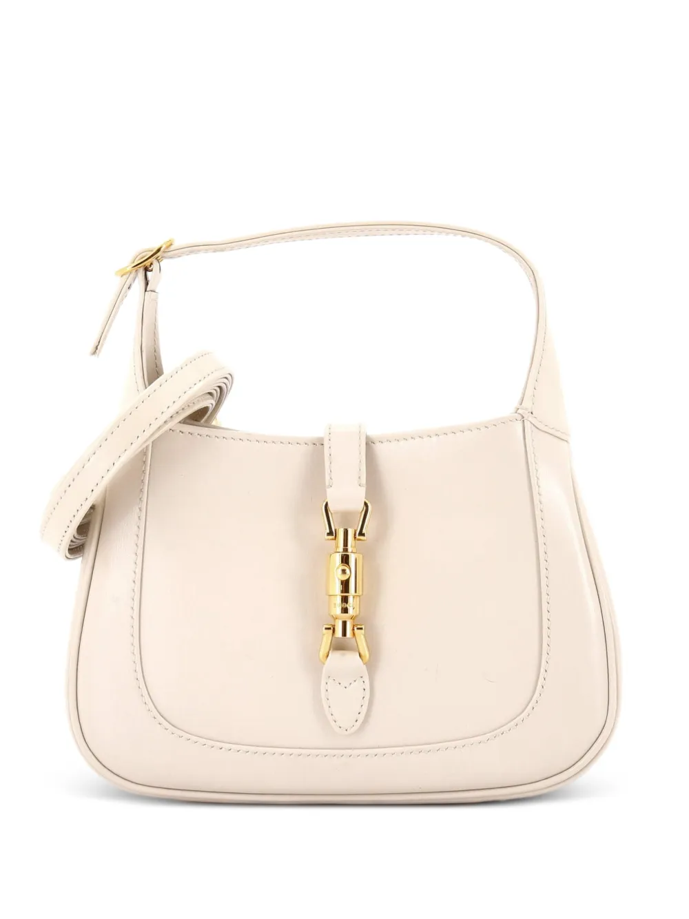 Gucci Pre-Owned Jackie 1961 Leather Mini hobo bag - Bianco