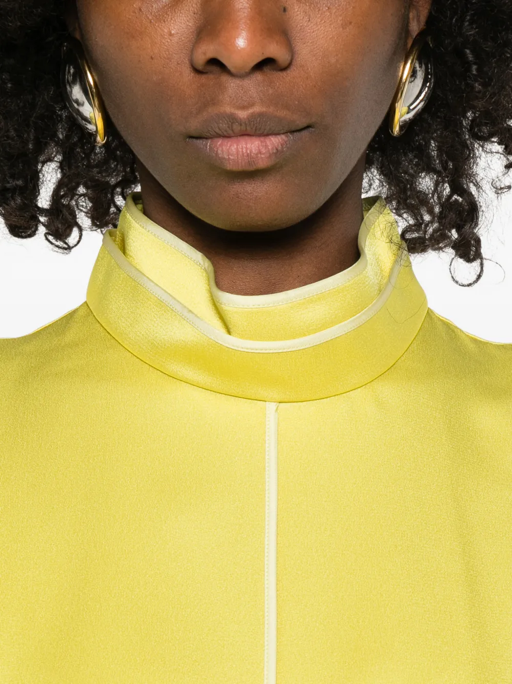 Jil Sander Mouwloze blouse Geel
