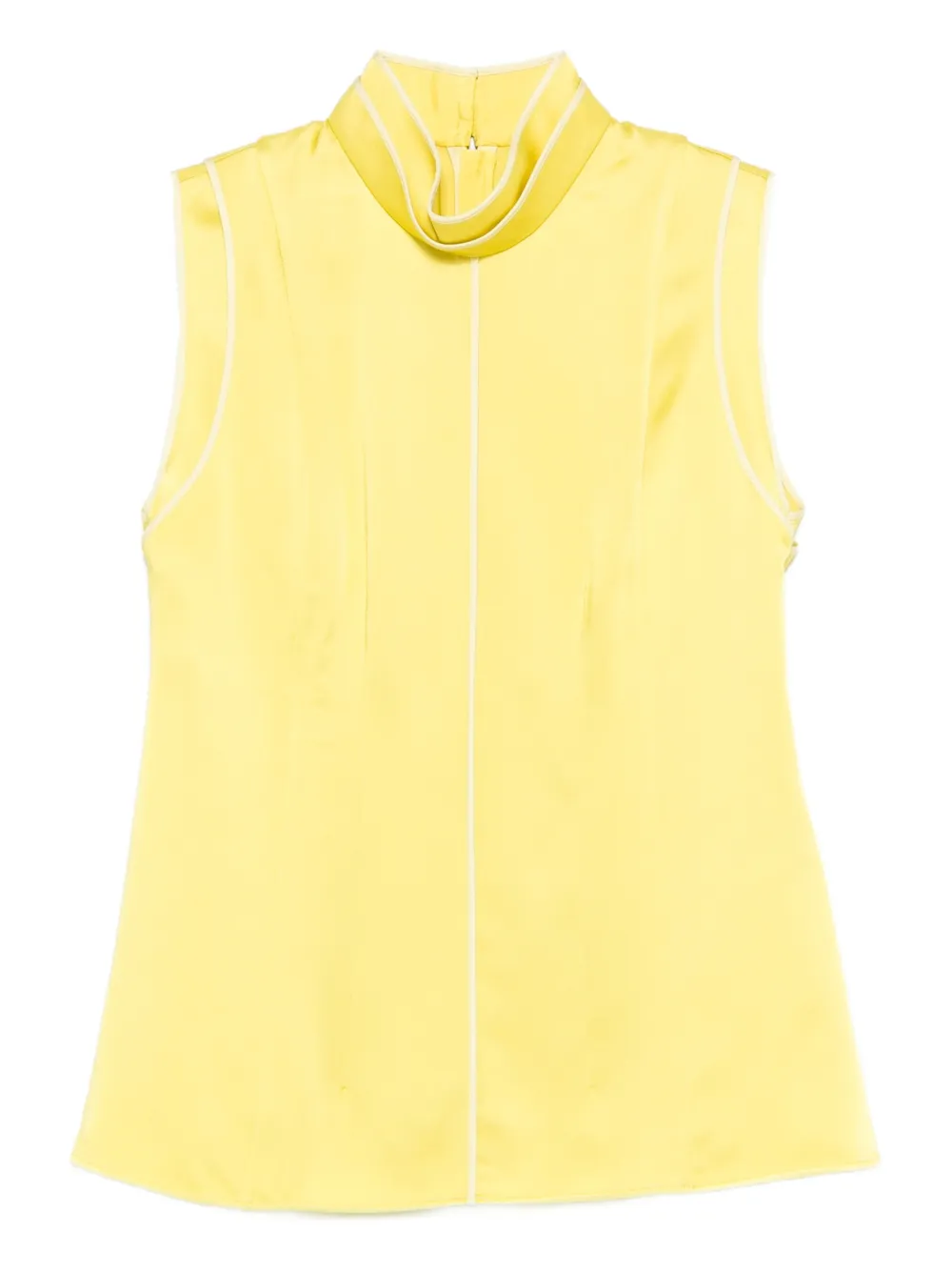 Jil Sander sleeveless blouse - Giallo