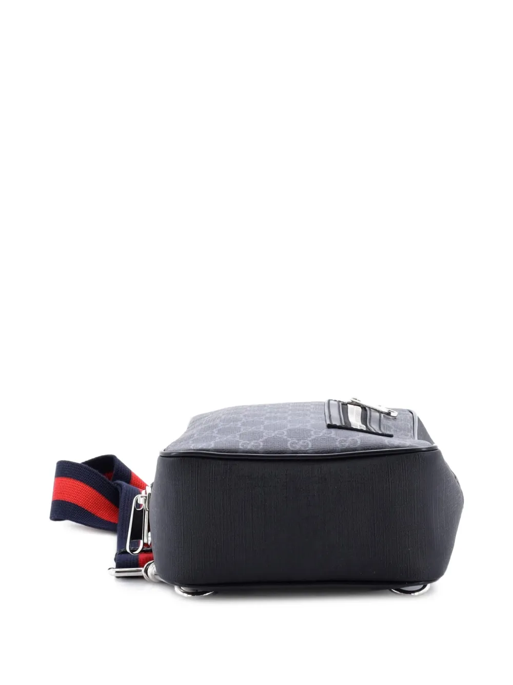 Soft Zip Sling Bag Gg Coated Canvas Small Crossbody Bag