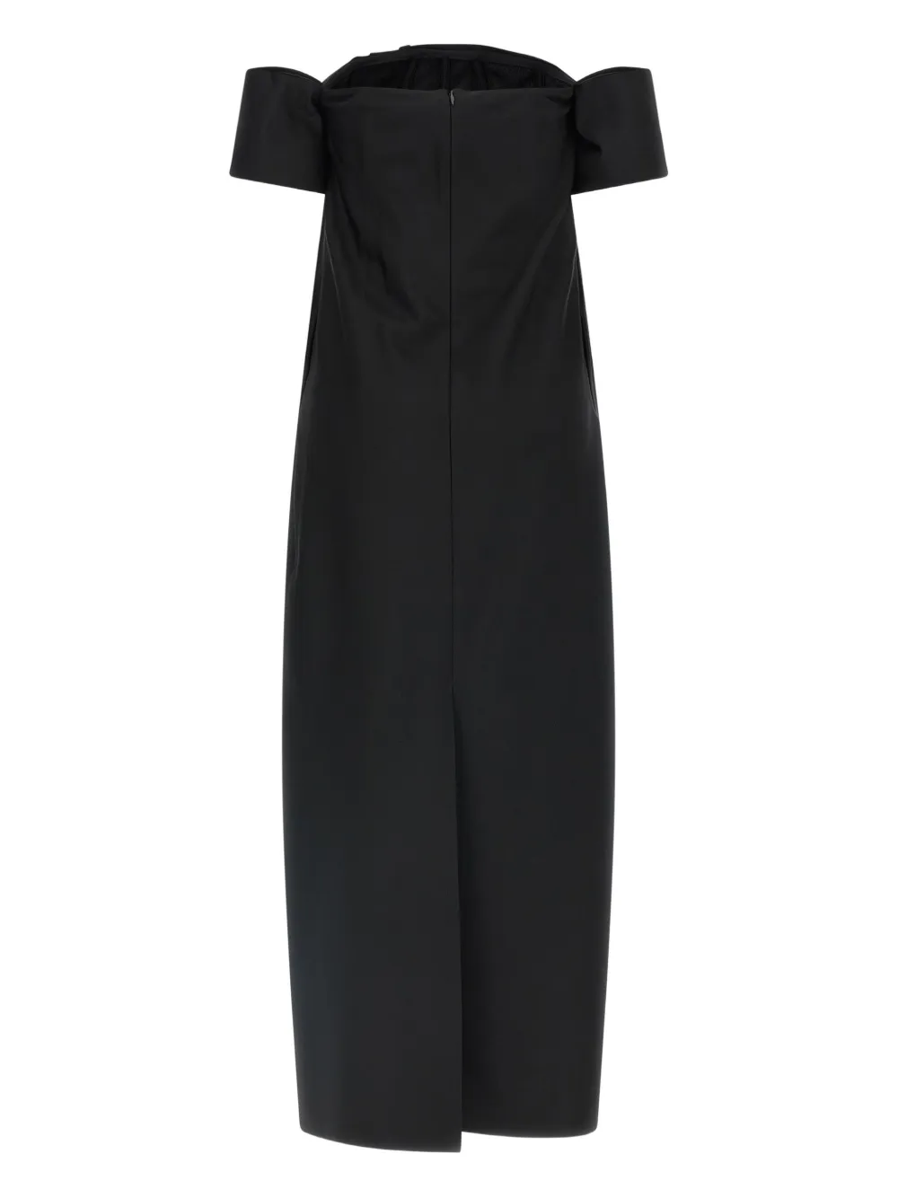 Magda Butrym off-shoulder sheath maxi dress - Zwart