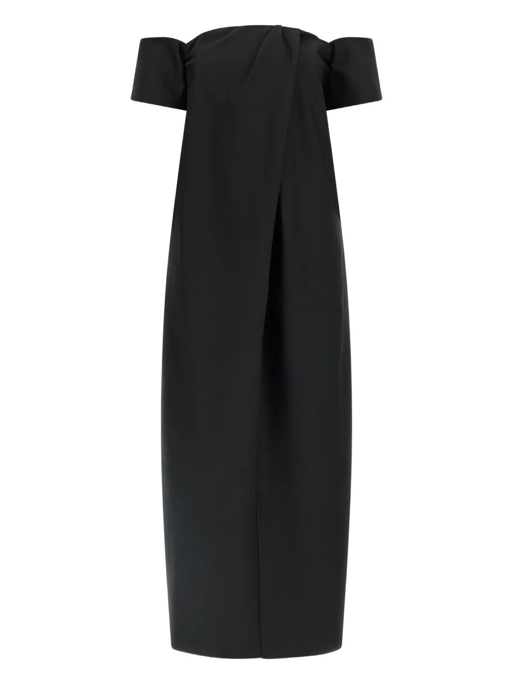 Magda Butrym off-shoulder sheath maxi dress - Nero