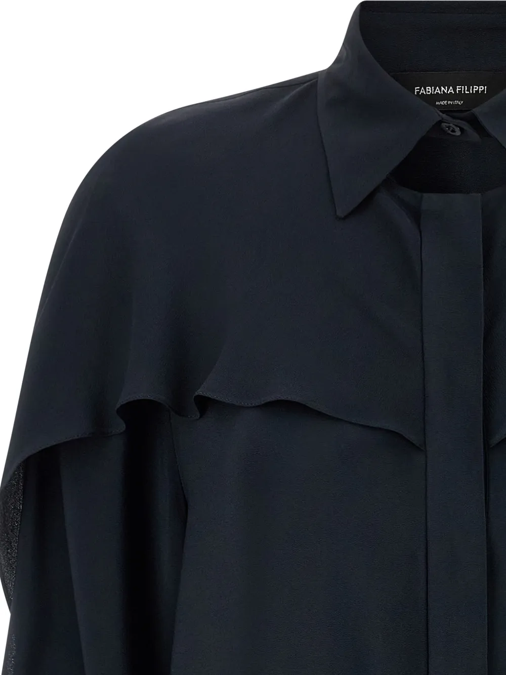 Fabiana Filippi Blouse met polokraag Blauw