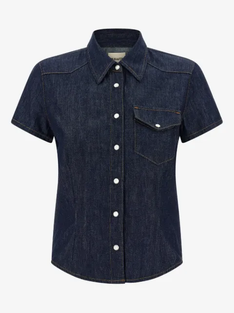 KHAITE chemise boutonnée en jean
