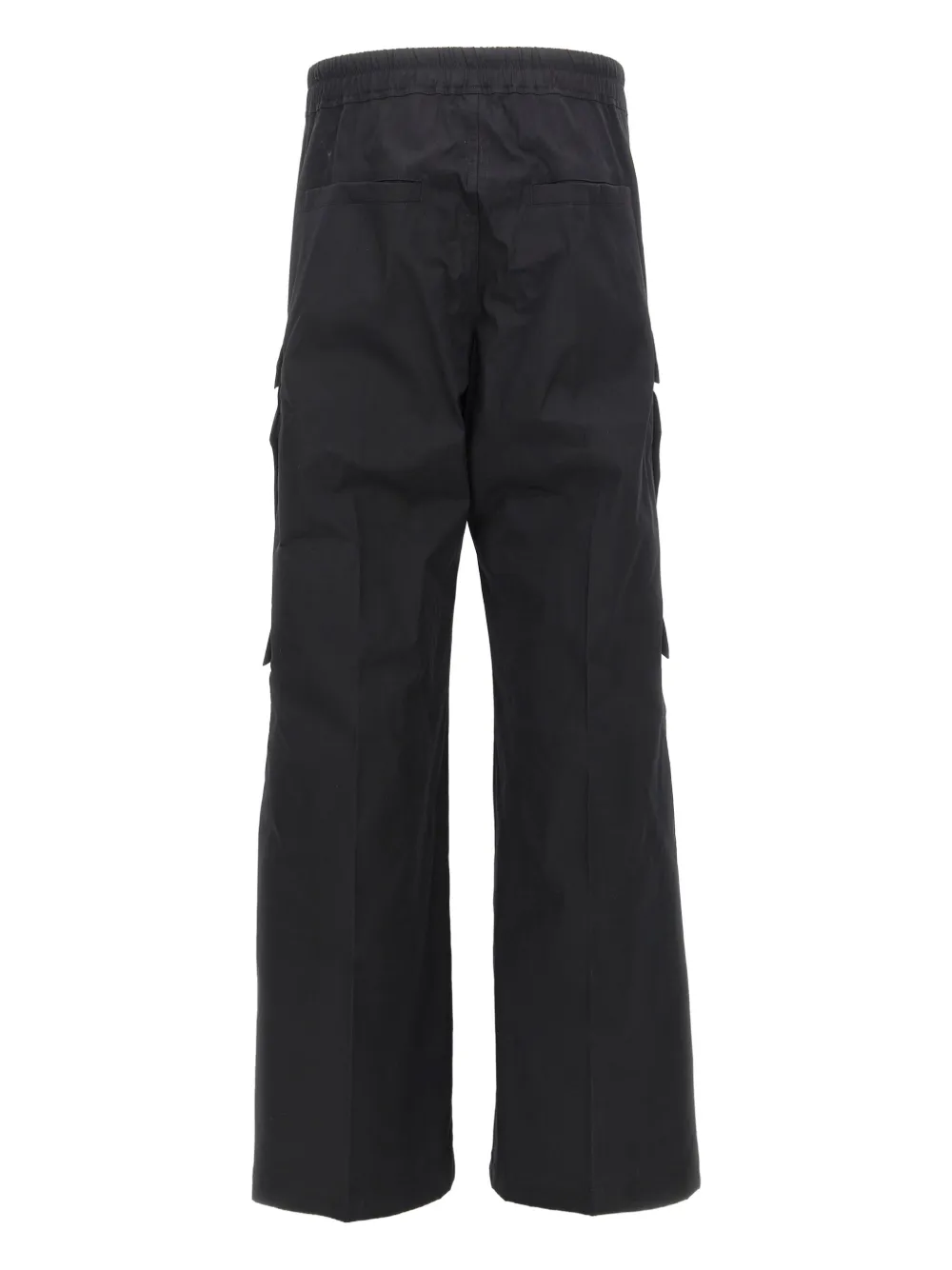 Rick Owens zip cotton cargobelas trousers - Zwart