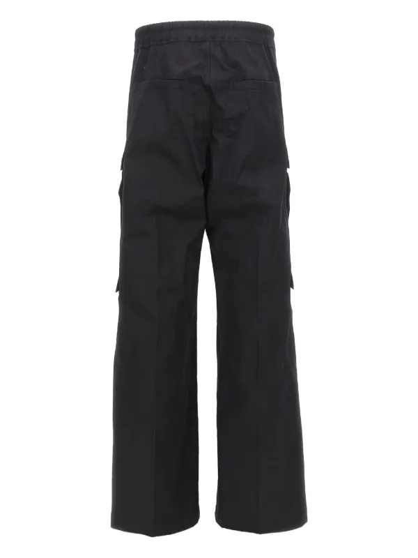 Rick Owens ジップコットンパンツ | ブラック | FARFETCH JP