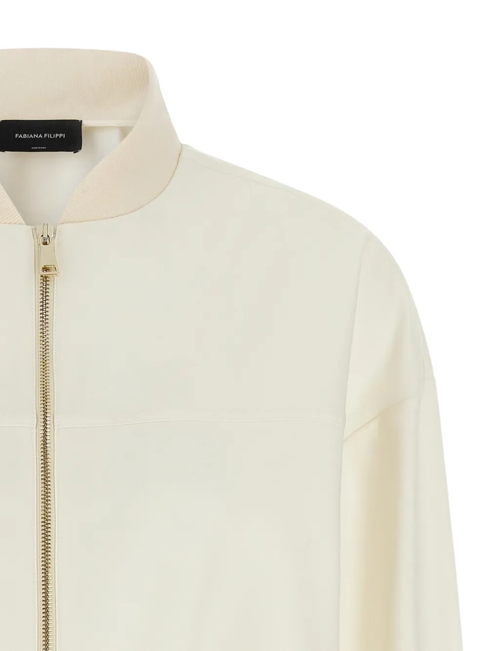  Fabiana Filippi Zup-up Bomber Jacket - Neutrals 