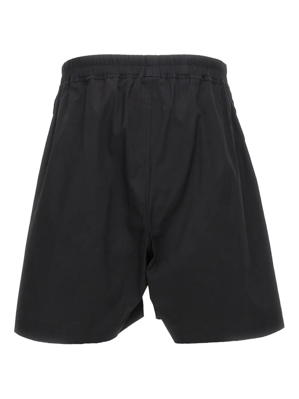 Rick Owens drawstring split cotton shorts - Zwart