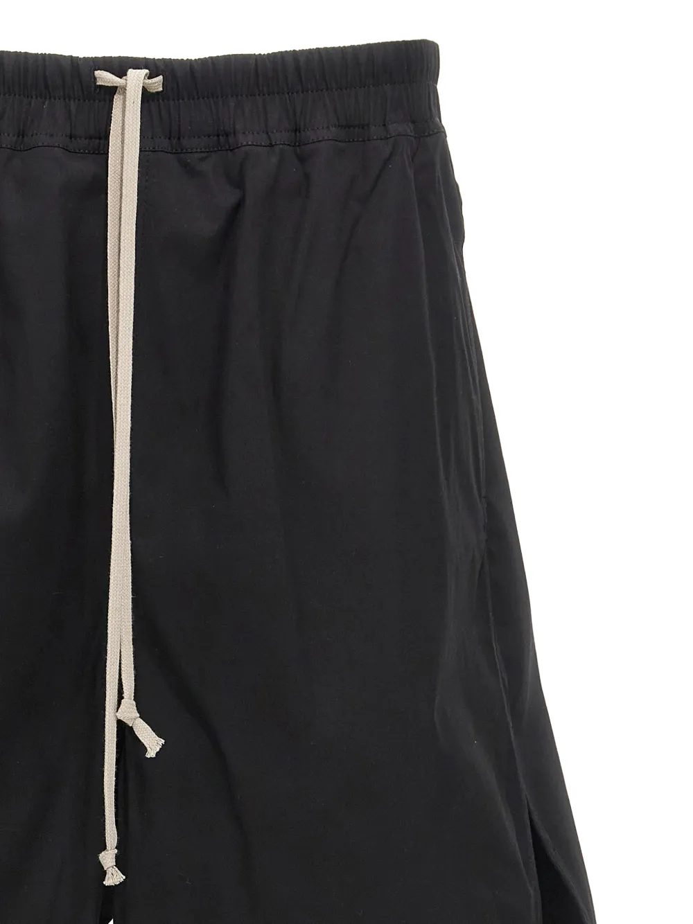 Rick Owens Katoenen shorts met trekkoord Zwart
