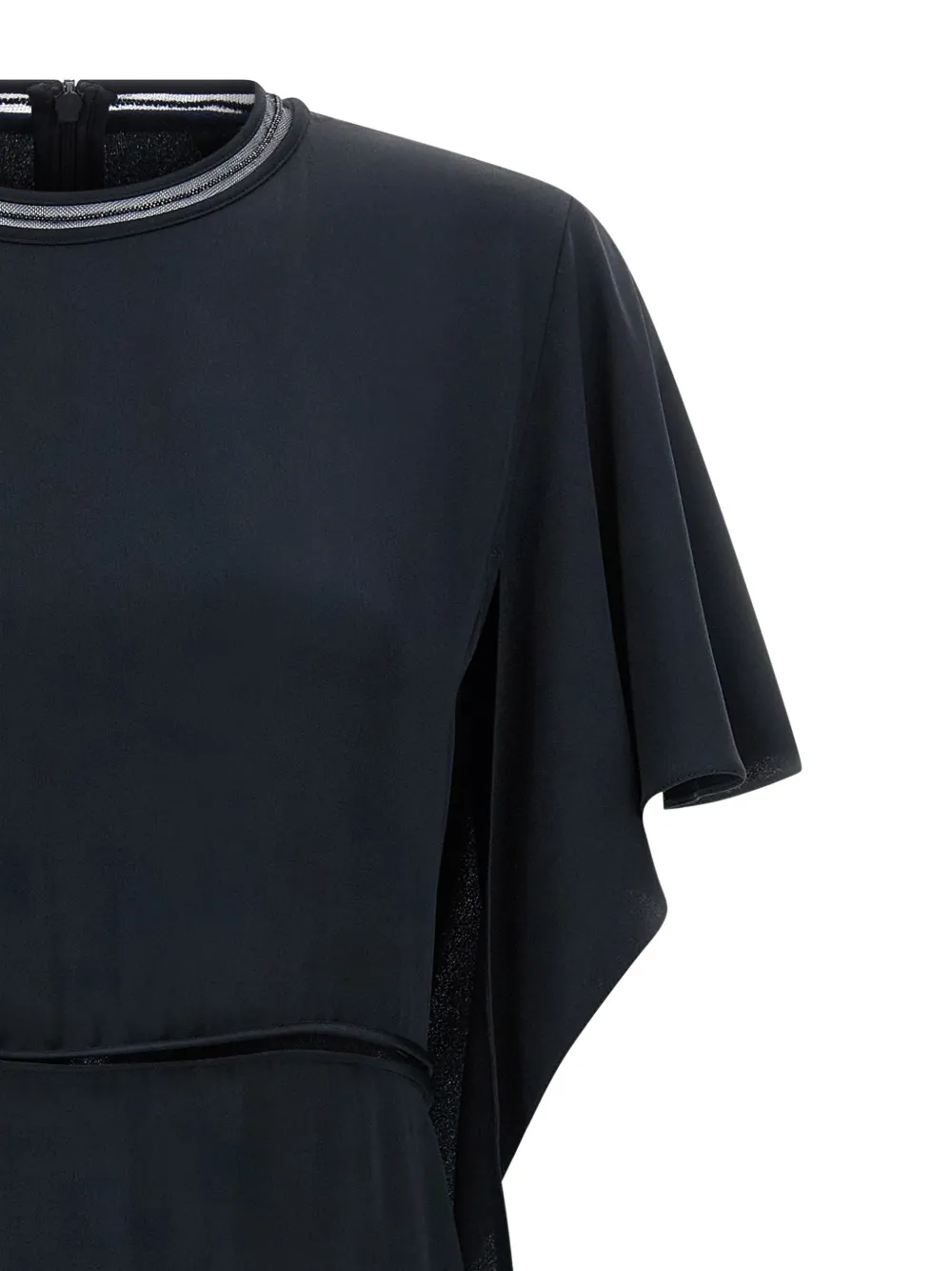 Fabiana Filippi Asymmetrische midi-jurk Blauw