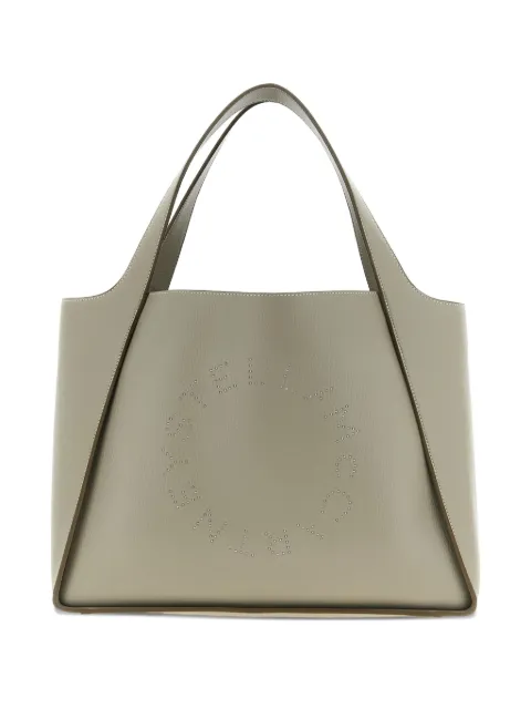 Stella McCartney logo-printed studded tote bag