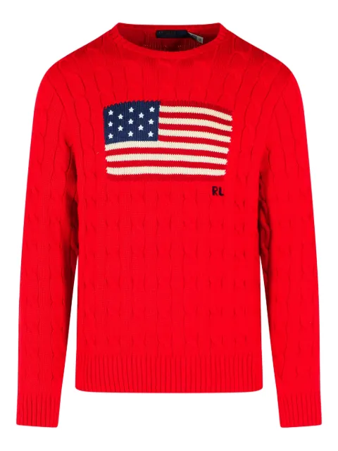 Polo Ralph Lauren braided embroidered sweater