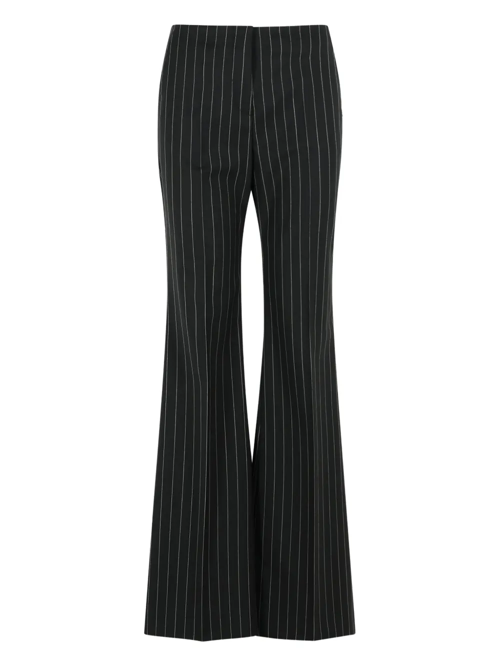 Sportmax vertical stripe trousers - Schwarz