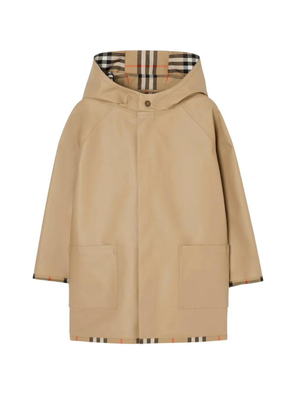 Burberry Kids Jas met capuchon Beige
