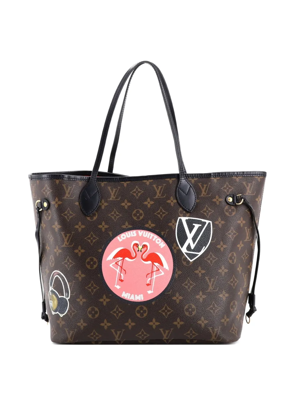 Louis Vuitton Pre-Owned Neverfull NM My World Tour Monogram Canvas MM tote bag - Marrone