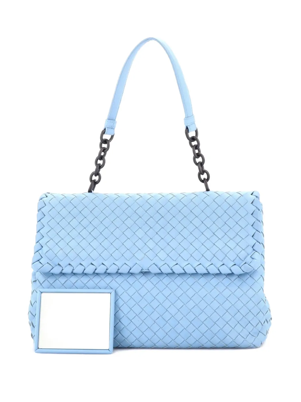 Bottega Veneta Pre-Owned Olimpia Intrecciato Nappa Small shoulder bag - Blu