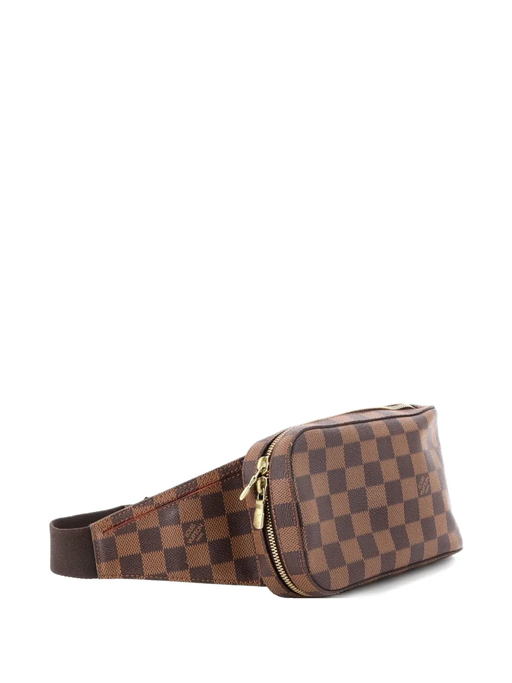 Louis Vuitton Pre-Owned Marsupio Geronimos in tela Damier - Marrone