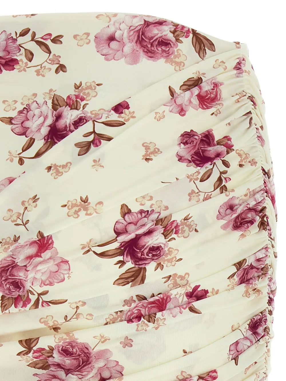 Magda Butrym Mini-rok met bloemenprint Beige