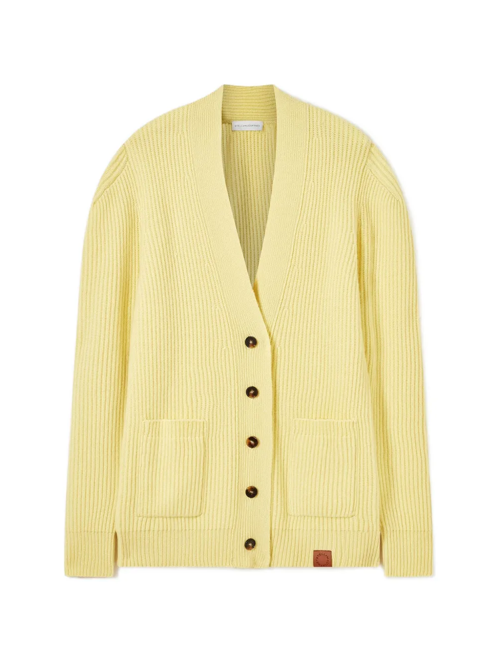 Stella McCartney V-neck pocket cardigan - Yellow