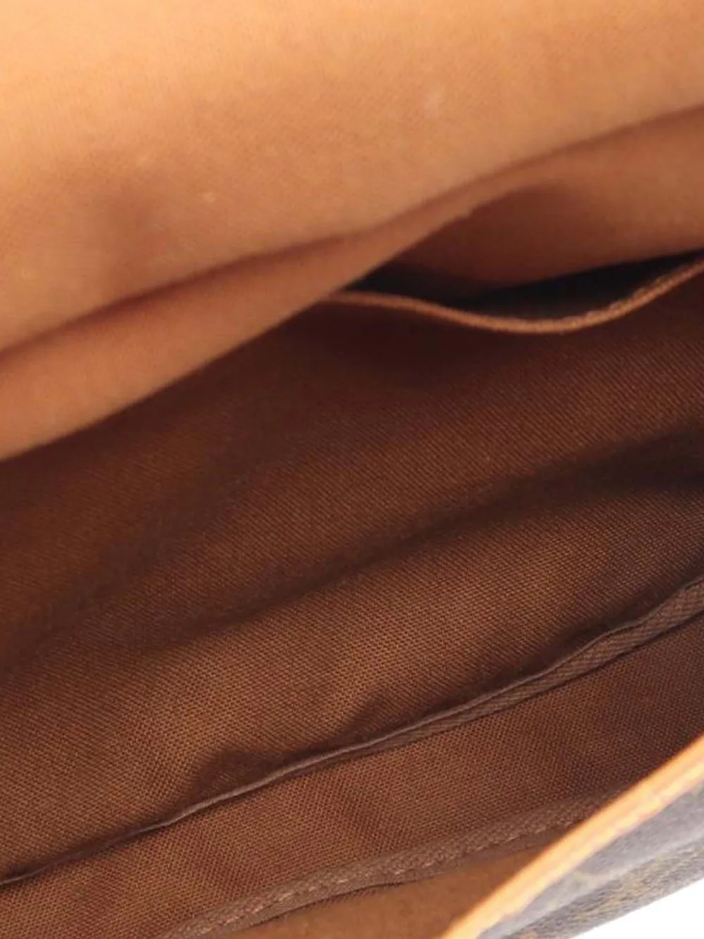 Pre-owned Louis Vuitton 1992 Monogram Shoulder Bag M42256 Pvc Coated Canvas Leather Brown Used Women Crossbody Bag