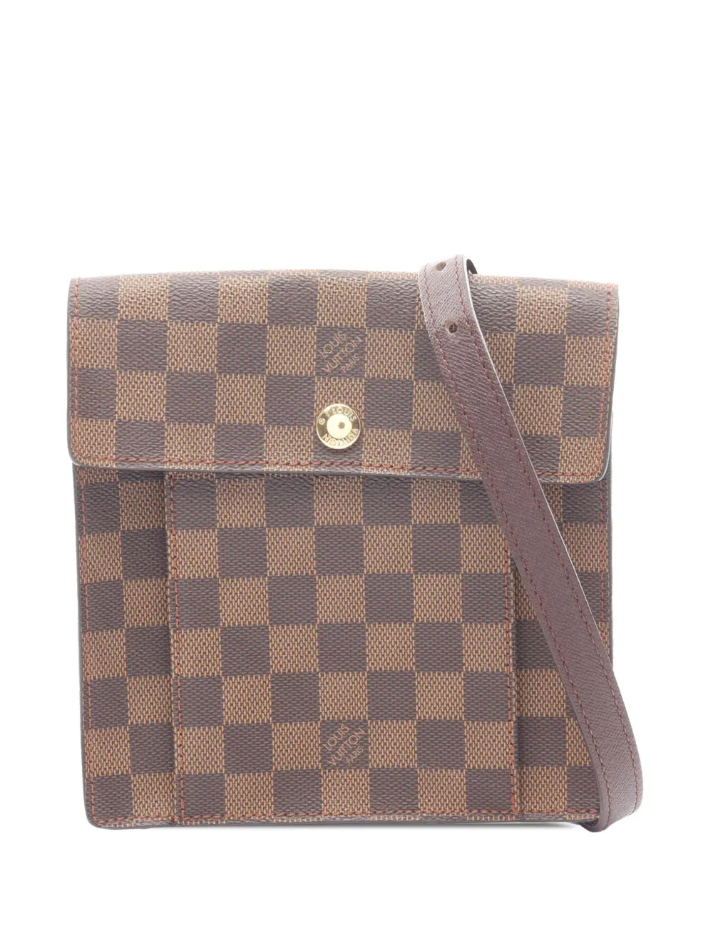 Louis Vuitton Pre-Owned 2001 Damier Ebene Pimlico crossbody bag - Marrone