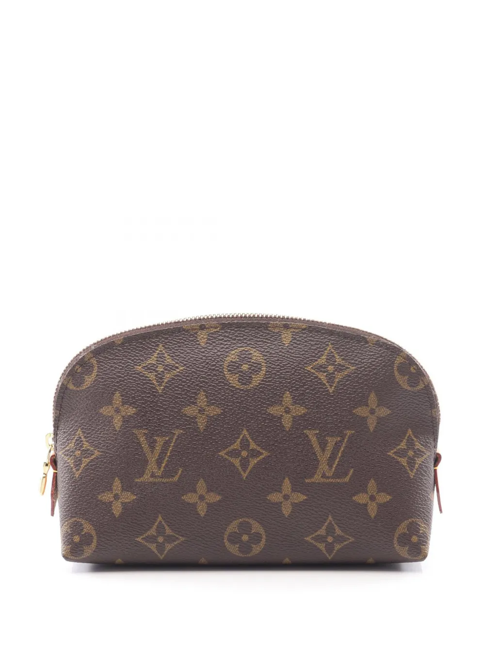 Pre-owned Louis Vuitton 2002 Monogram Cosmetic Pouch In Brown