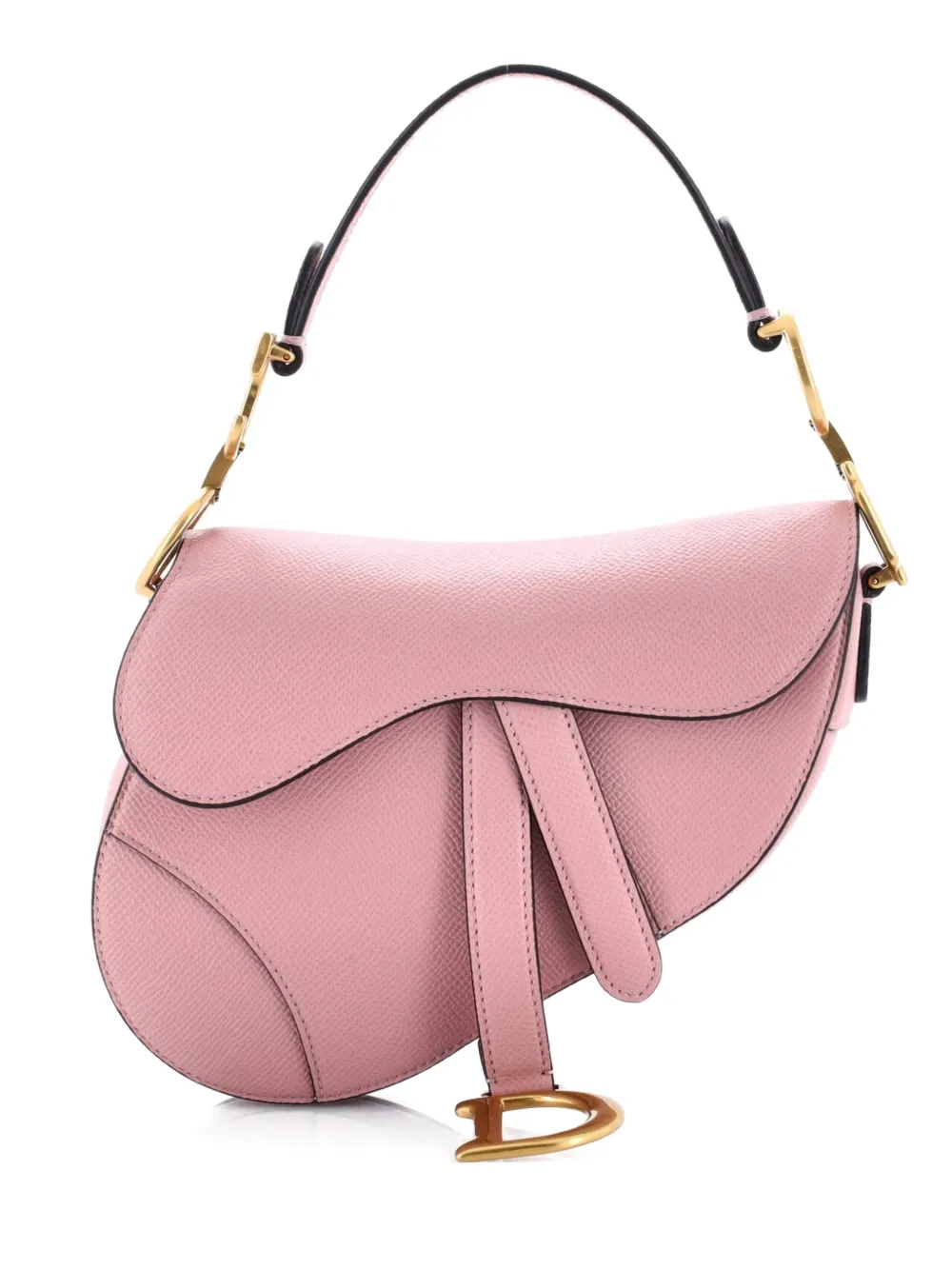 Christian Dior Pre-Owned Saddle Handbag Leather Mini shoulder bag - Rosa