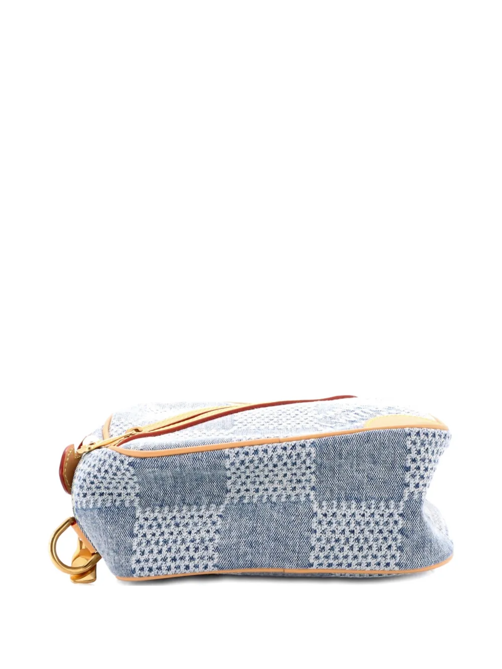 Chess Messenger Bag Damier 3d Denim Crossbody Bag