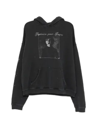 トップス ERD VESTIAIRE POUR DAMES HOODIE Enfants Riches Déprimés Vestiaire Pour Dames Hoodie | Black | FARFETCH
