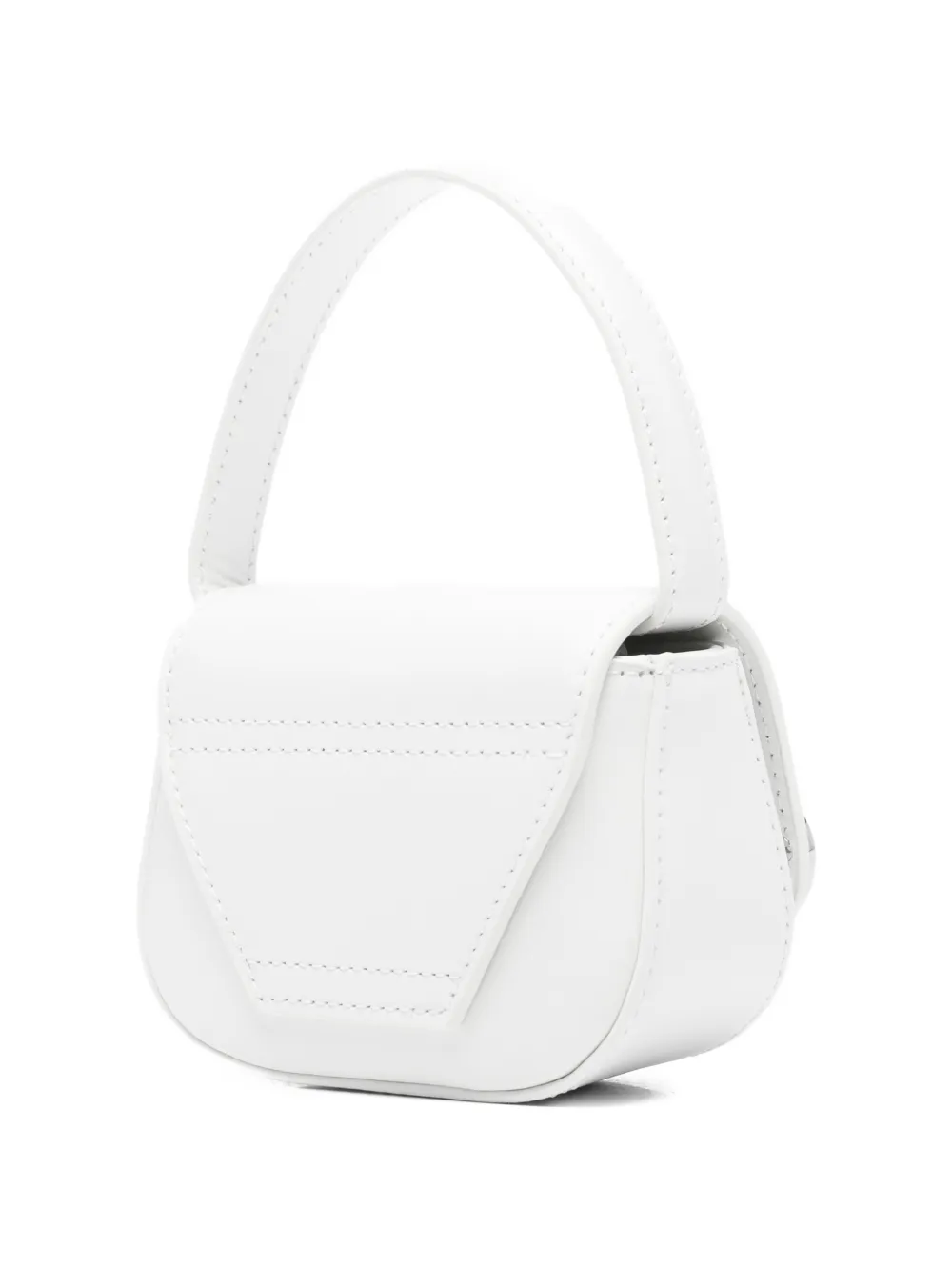 Diesel 1DR kleine shopper met logoplakkaat Wit