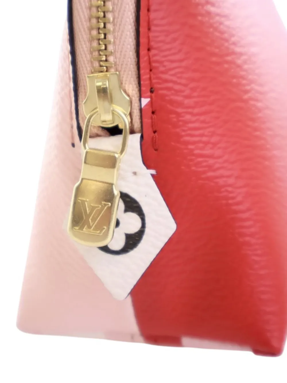 Pre-owned Louis Vuitton 2000-2025 Monogram Giant Cosmetic Pouch In Red