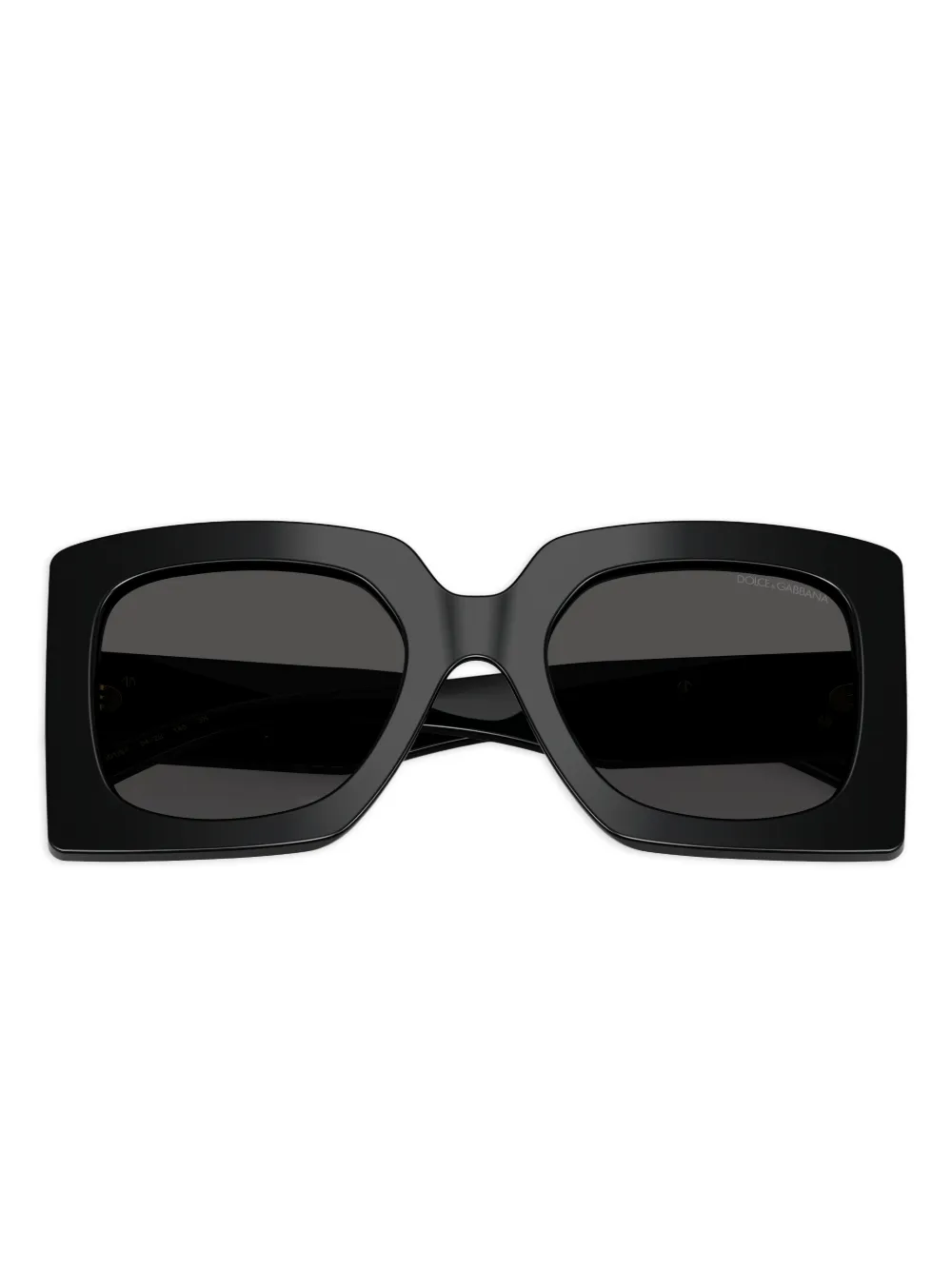 Dolce & Gabbana Eyewear Zonnebril met vierkant montuur Zwart