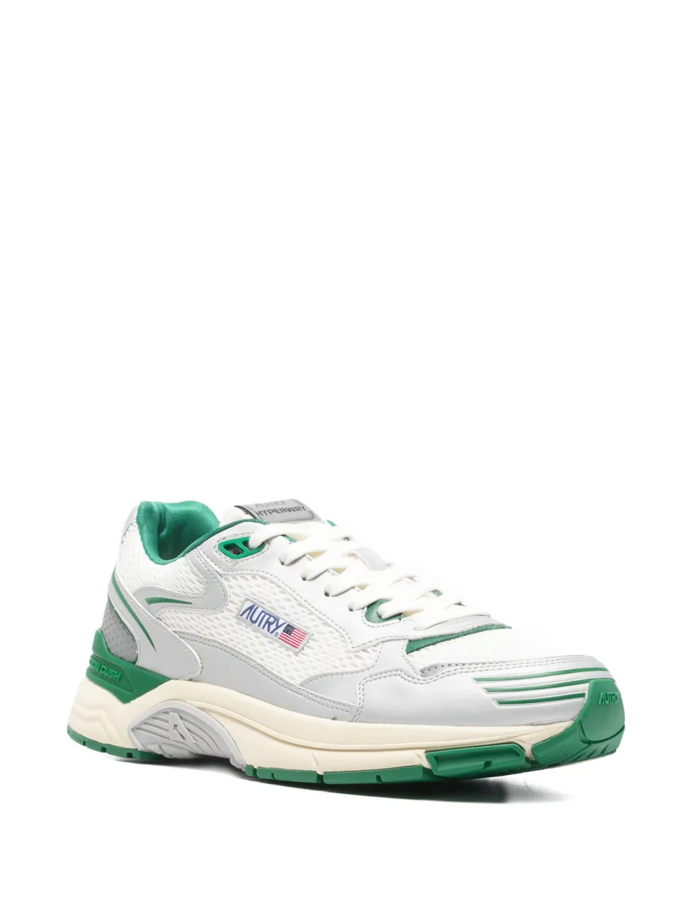 Autry Mirror mesh sneakers Wit