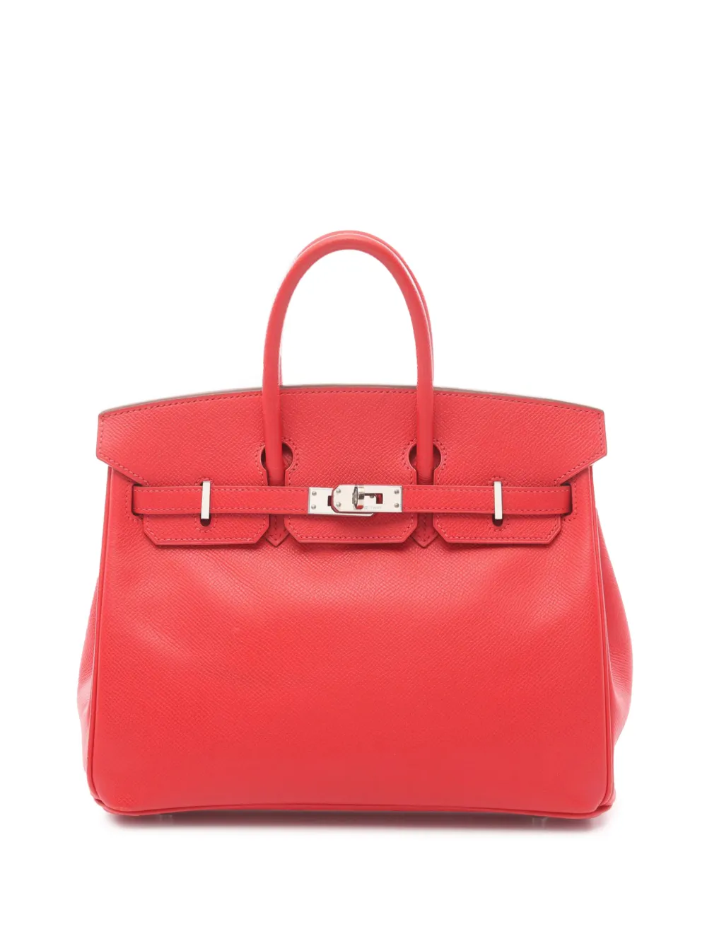 Hermès Pre-Owned 2010 Epsom Birkin Retourne 25 handbag - Red