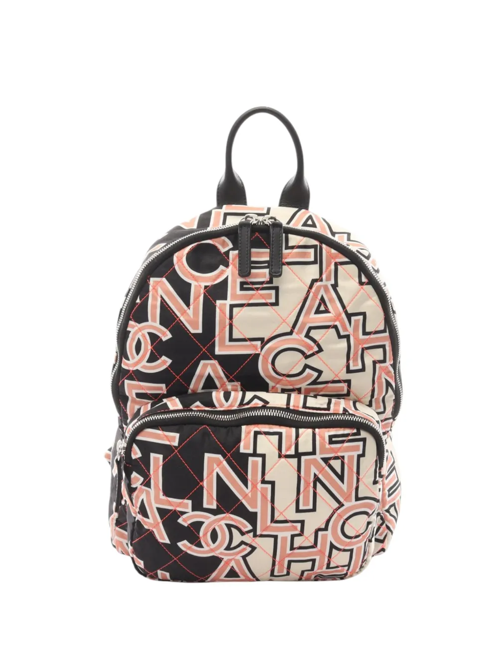 CHANEL Pre-Owned 2019 Quilted Canvas backpack - Nero