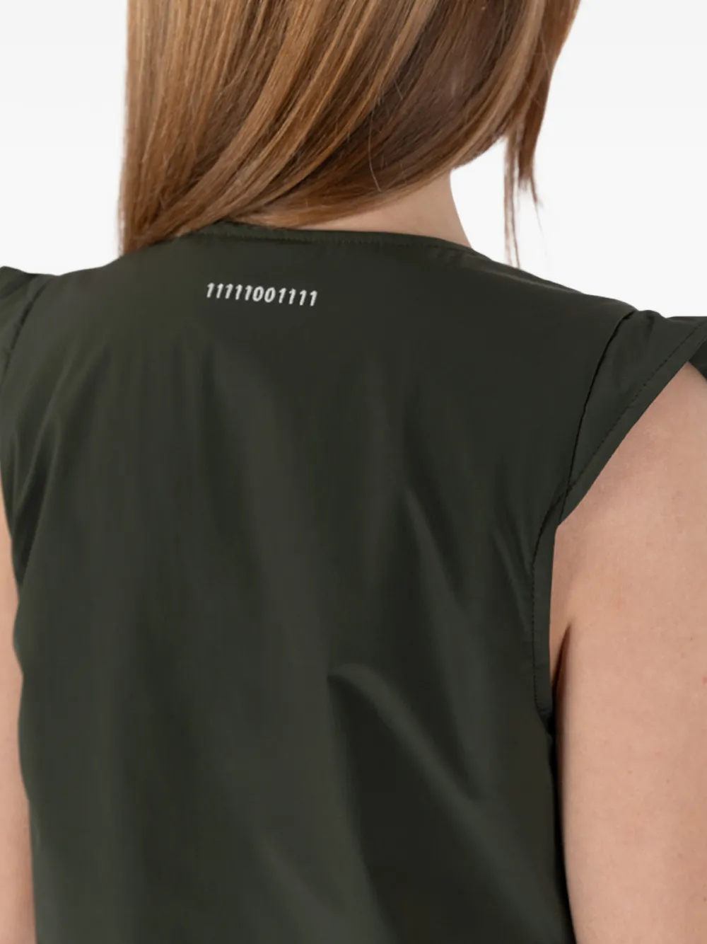 Société Anonyme Top met strikdetail Groen