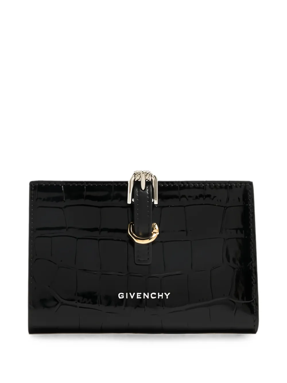 Givenchy Portafoglio con effetto coccodrillo - Nero