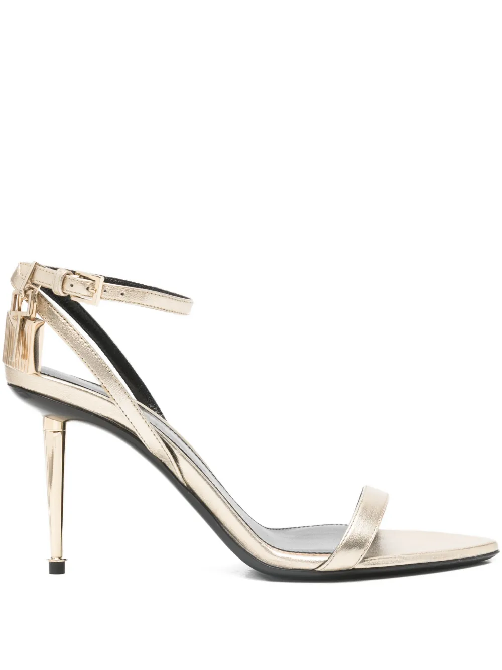 TOM FORD Sandalen met enkelbandje en hangslot Goud