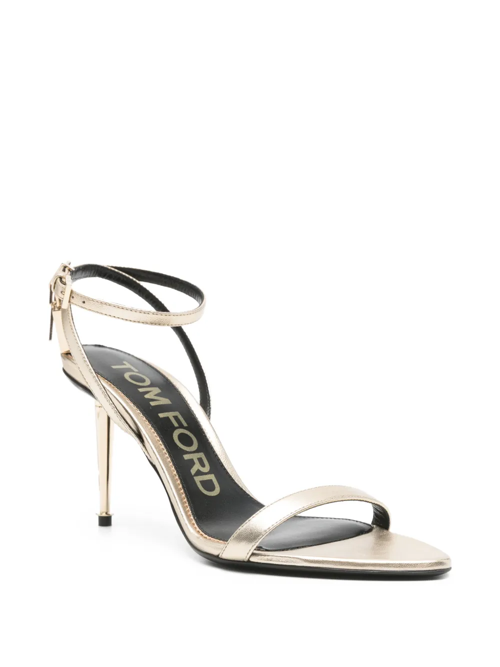 TOM FORD Sandalen met enkelbandje en hangslot Goud