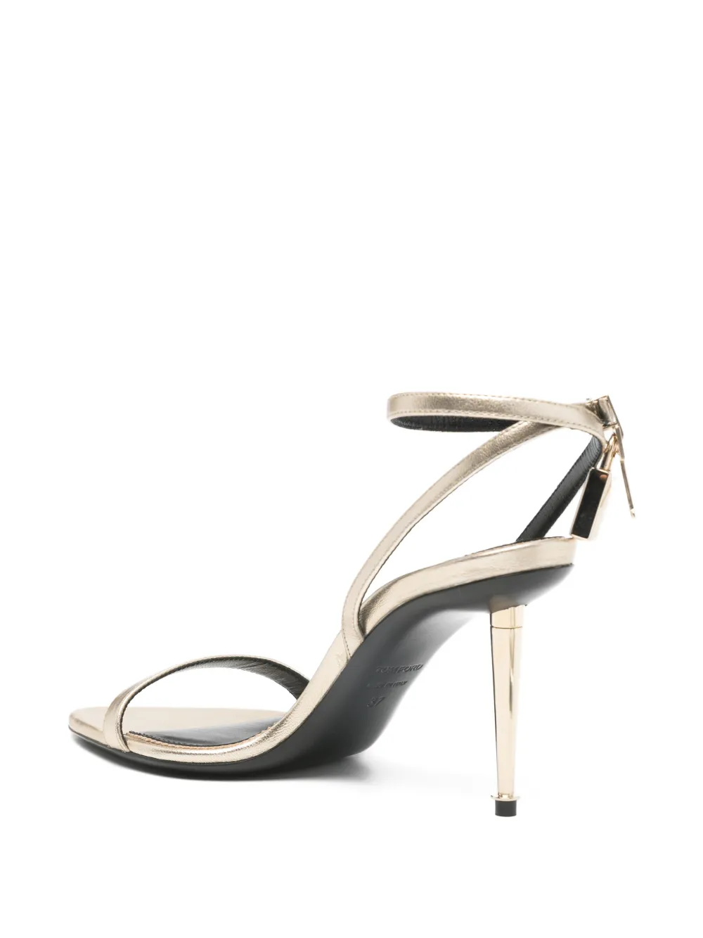 TOM FORD Sandalen met enkelbandje en hangslot Goud
