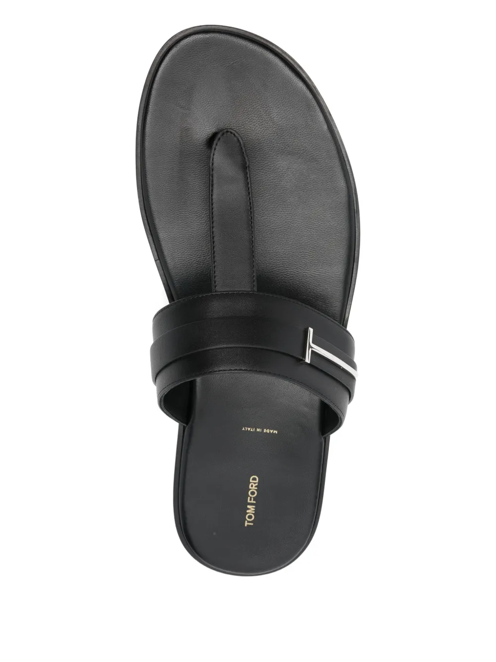 TOM FORD Sandalen met logodetail Zwart