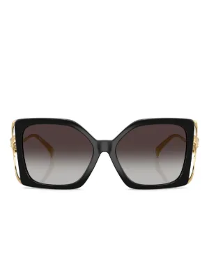 Dolce & Gabbana Eyewear レオパード キャットアイ サングラス